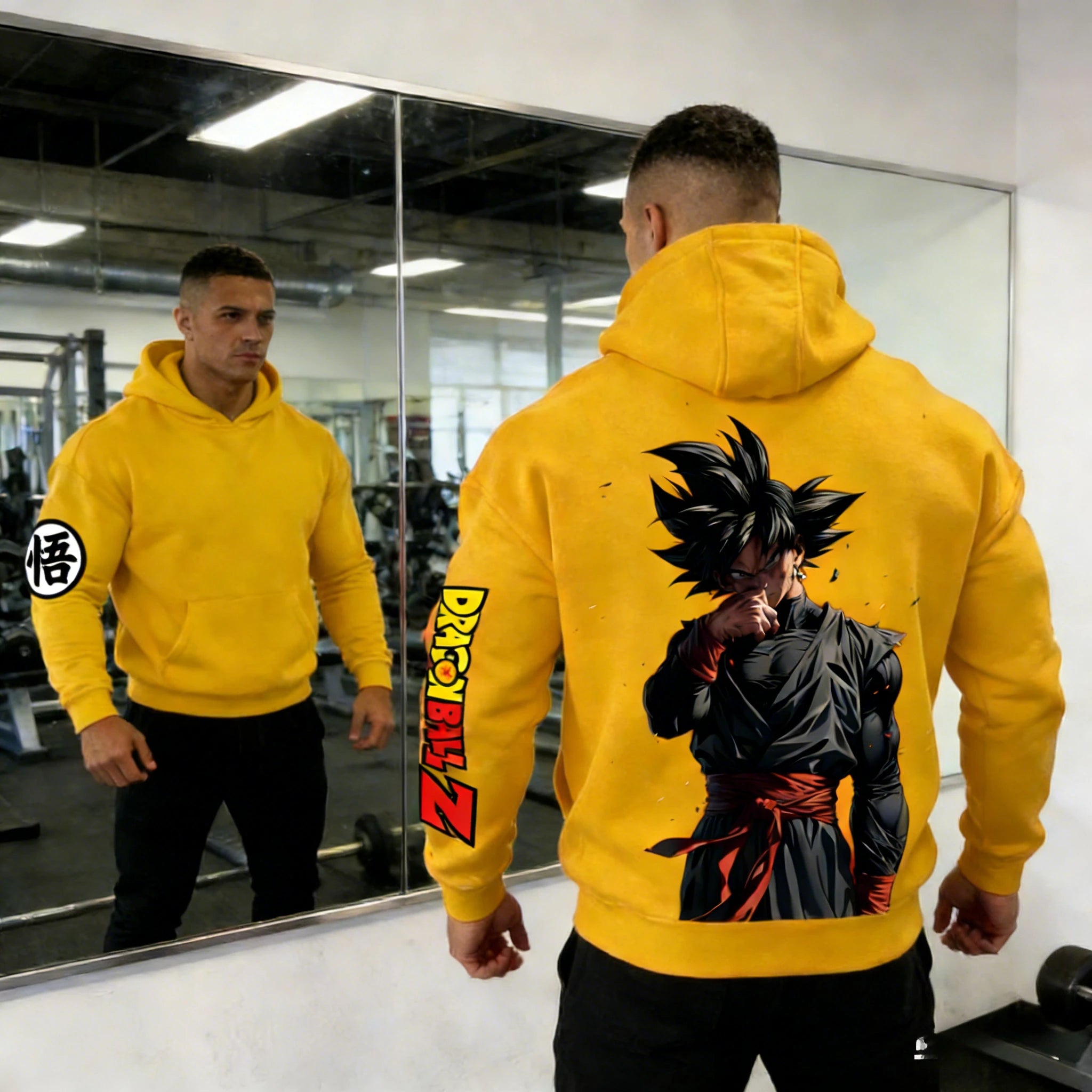 2026 Goku Black Hoodie Men - 100% Cotton Oversized