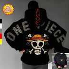 One Piece Luffy Graphic Hoodie - Unisex Oversized Sweatshirt