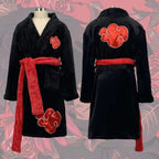 Cute Naruto Red Cloud Spring Pajamas Nightgown