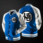 Anime Son Goku Baseball Jacket - Cosplay Fleece Hoodie