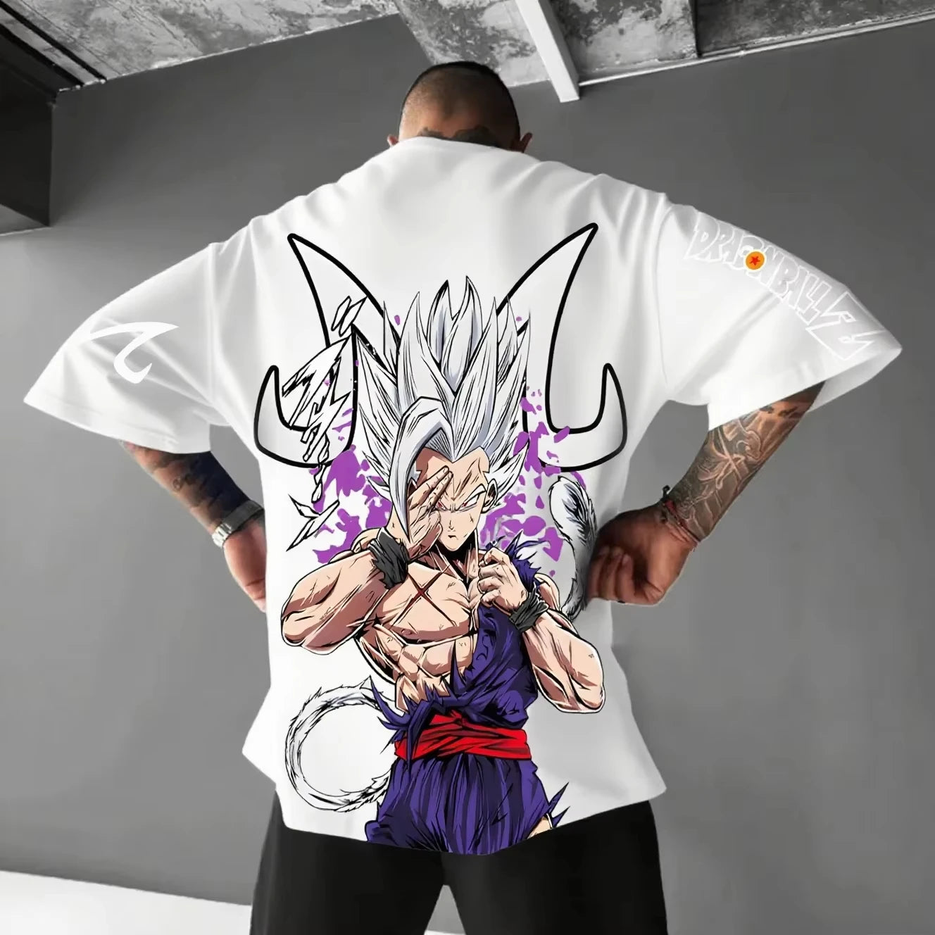 2026 Dragon Ball Men's Oversized Graphic T-Shirt