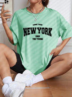 When 1968 The New York Is Young Cotton Woman Tshirts Oversize Daily Tshirts Creativity Streettshirt Individual Casual Clothes - cankarfashion