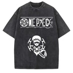 Anime One Piece Luffy Vintage Graphic T-Shirt