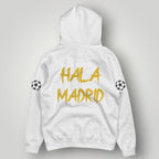 Real Madrid "Golden Trinity" Stripe Hoodie - Urban Champion Black Fan Pullover