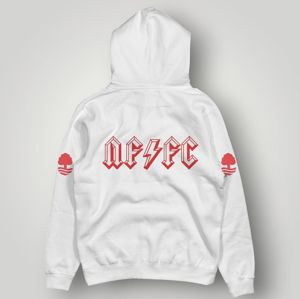 Nottingham Forest FC Inspired Minimalist Hoodie - Retro Forest Crest Streetwear - Premium Black Pullover