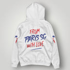 PSG Fan Hoodie - "Fier d’être Parisien" Premium Black Streetwear Pullover