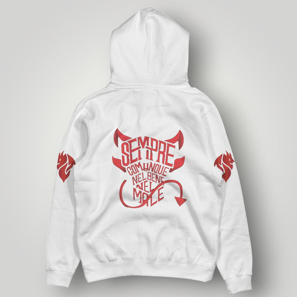 AC Milan "Il Diavolo" Graphic Hoodie - Rossoneri 1899 Wings Edition Pullover