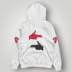 AC Milan "Rossoneri Striker" Hoodie - Vertical Stripe & Devil Graphic Pullover