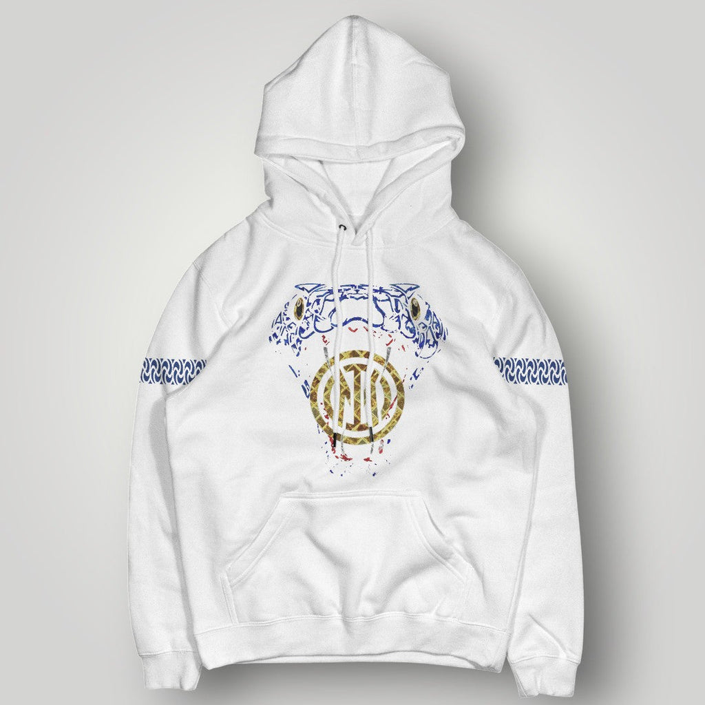 Inter Milan "Biscione" Gold Edition Hoodie - Luxury Snake Graphic Streetwear - Premium Black Nerazzurri Fan Pullover