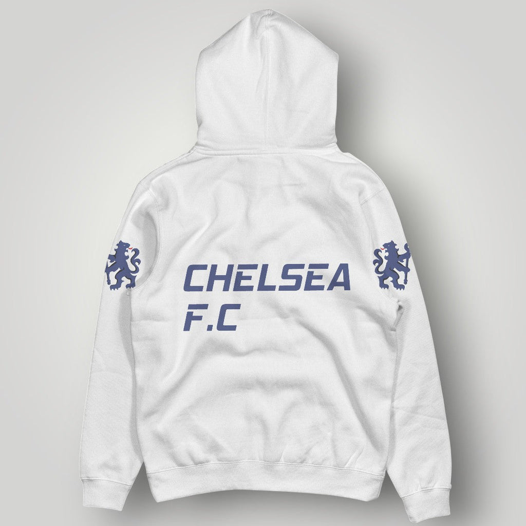 Chelsea FC Heritage 1905 Lion Hoodie – Vintage Blue & Black Streetwear Pullover