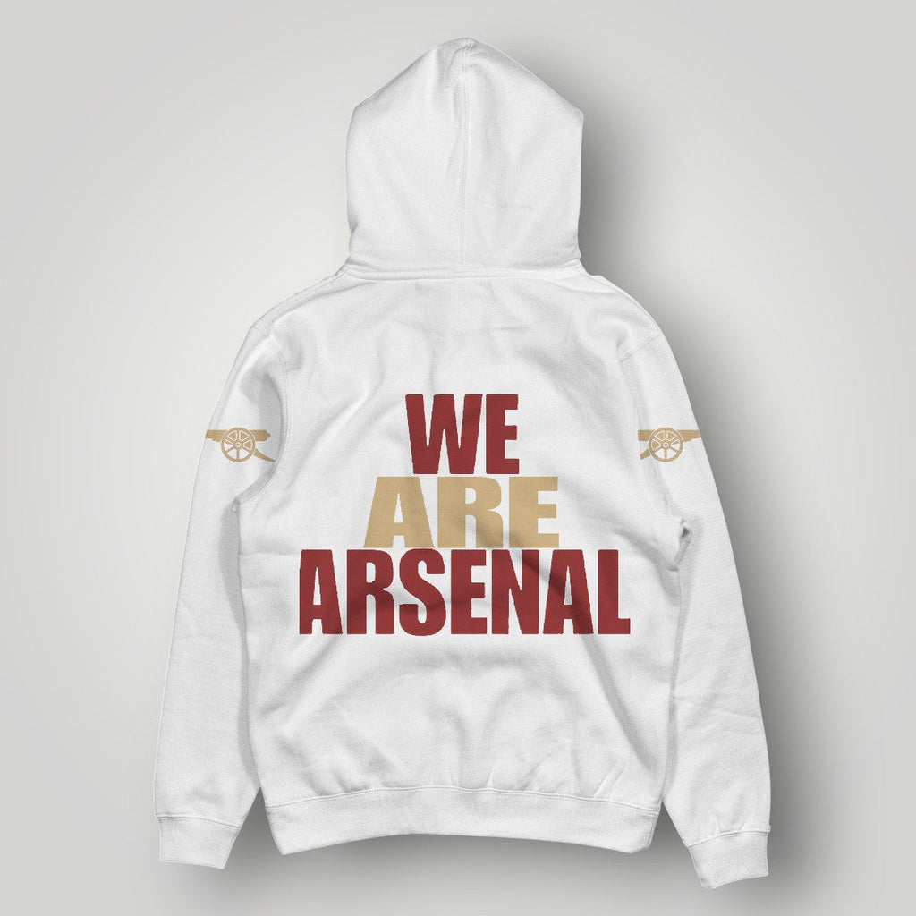 Arsenal FC "Gunners" Hoodie | Premium Black 1886 Cannon Sweatshirt