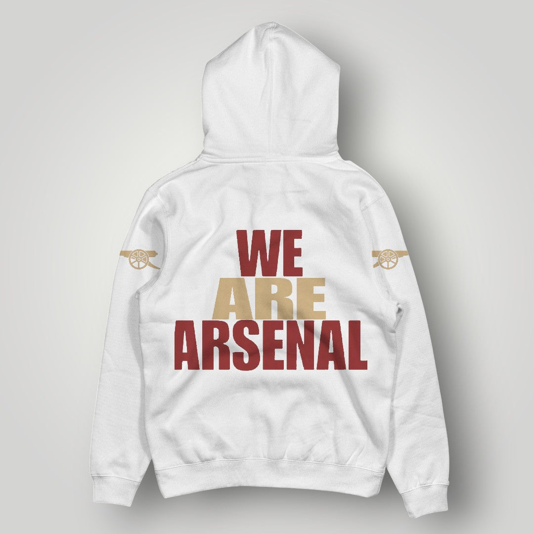 Arsenal FC "Gunners" Hoodie | Premium Black 1886 Cannon Sweatshirt