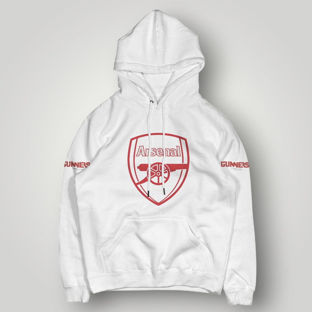 Arsenal FC "Gunners" Hoodie | Premium Black Cannon Graphic Sweatshirt