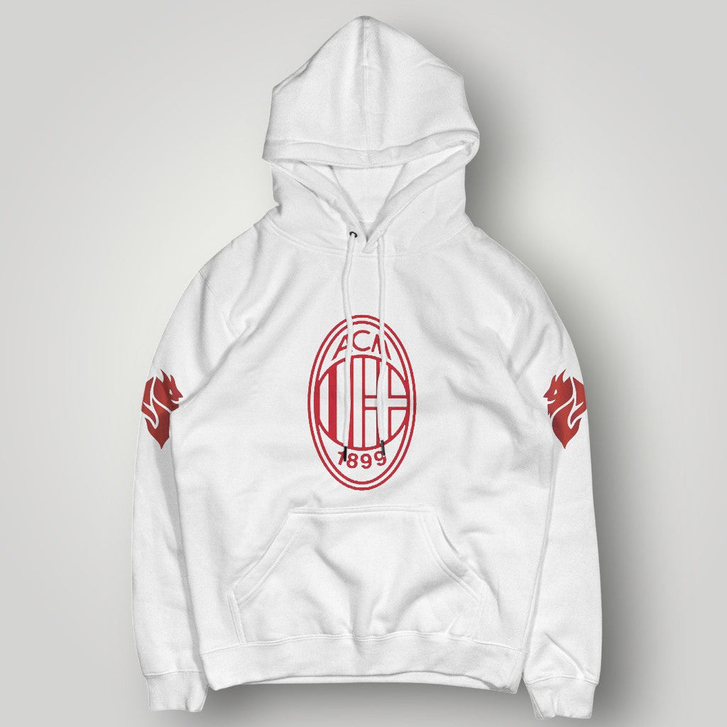 AC Milan "Il Diavolo" Graphic Hoodie - Rossoneri 1899 Wings Edition Pullover