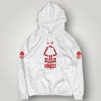 Nottingham Forest FC Inspired Minimalist Hoodie - Retro Forest Crest Streetwear - Premium Black Pullover