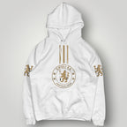 Chelsea FC Gold Heritage Edition Hoodie – Black & Gold Lion Crest Streetwear