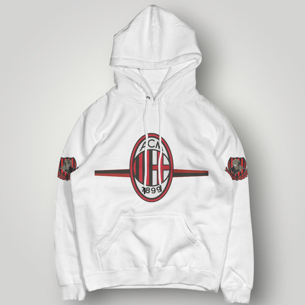 AC Milan "Ultra Spirit" Graphic Hoodie - Rossoneri 1899 Stripe & Crest Edition