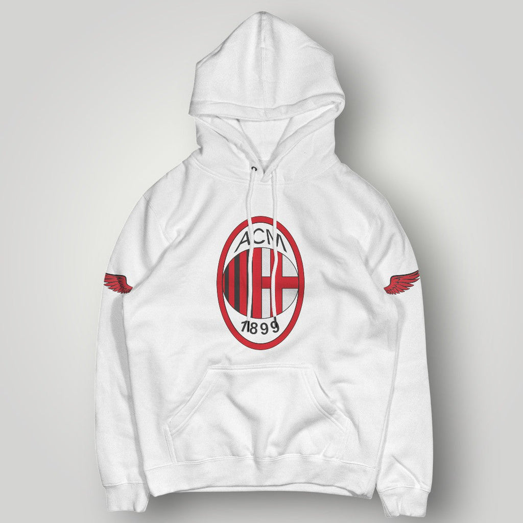 AC Milan Fan Hoodie - Rossoneri Heritage Graphic Wings Pullover
