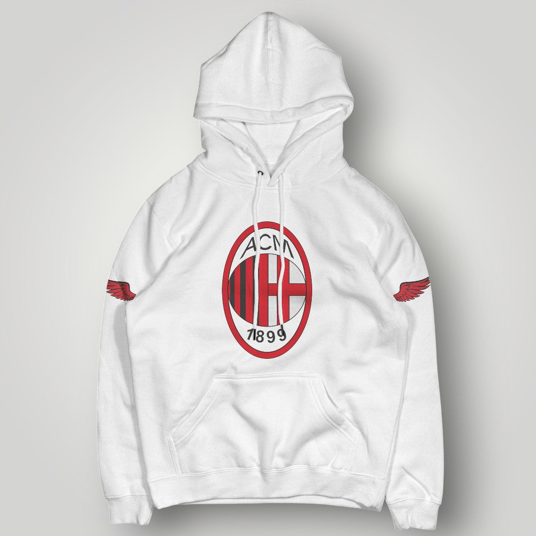 AC Milan Fan Hoodie - Rossoneri Heritage Graphic Wings Pullover