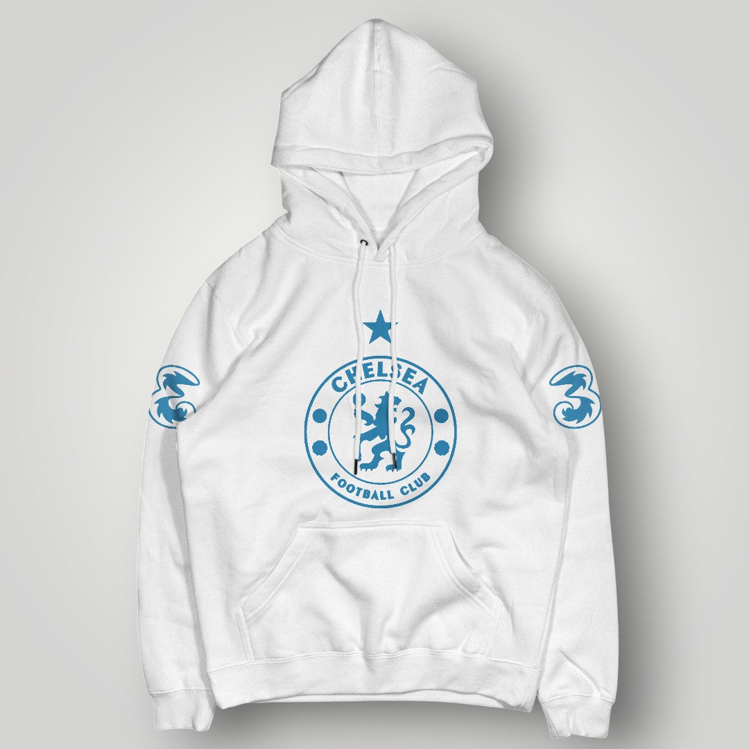 Chelsea FC Blue Star Edition Hoodie – Midnight Blue Lion Crest Heritage Pullover