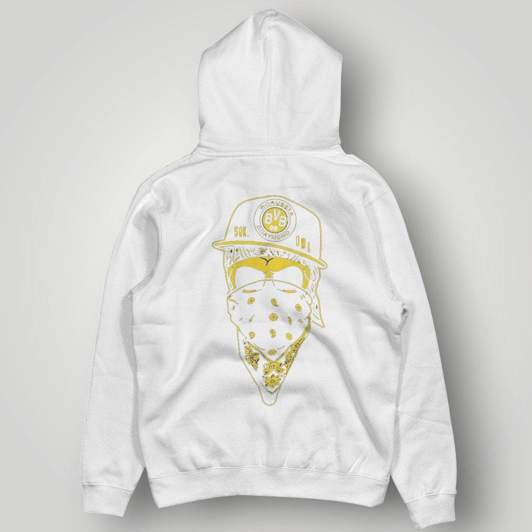 BVB 09 Borussia Dortmund Cross Graphic Hoodie – Black & Yellow Urban Streetwear