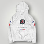 PSG Fan Hoodie - "Fier d’être Parisien" Premium Black Streetwear Pullover