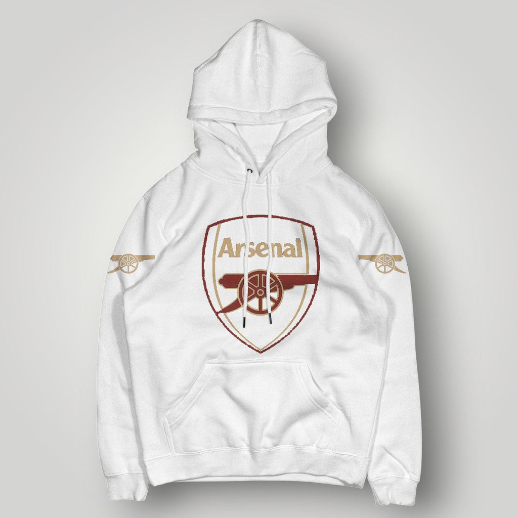 Arsenal FC "Gunners" Hoodie | Premium Black 1886 Cannon Sweatshirt