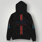 PSG Heritage Hechter Stripe Hoodie - Black Paris Eiffel Tower Edition Pullover