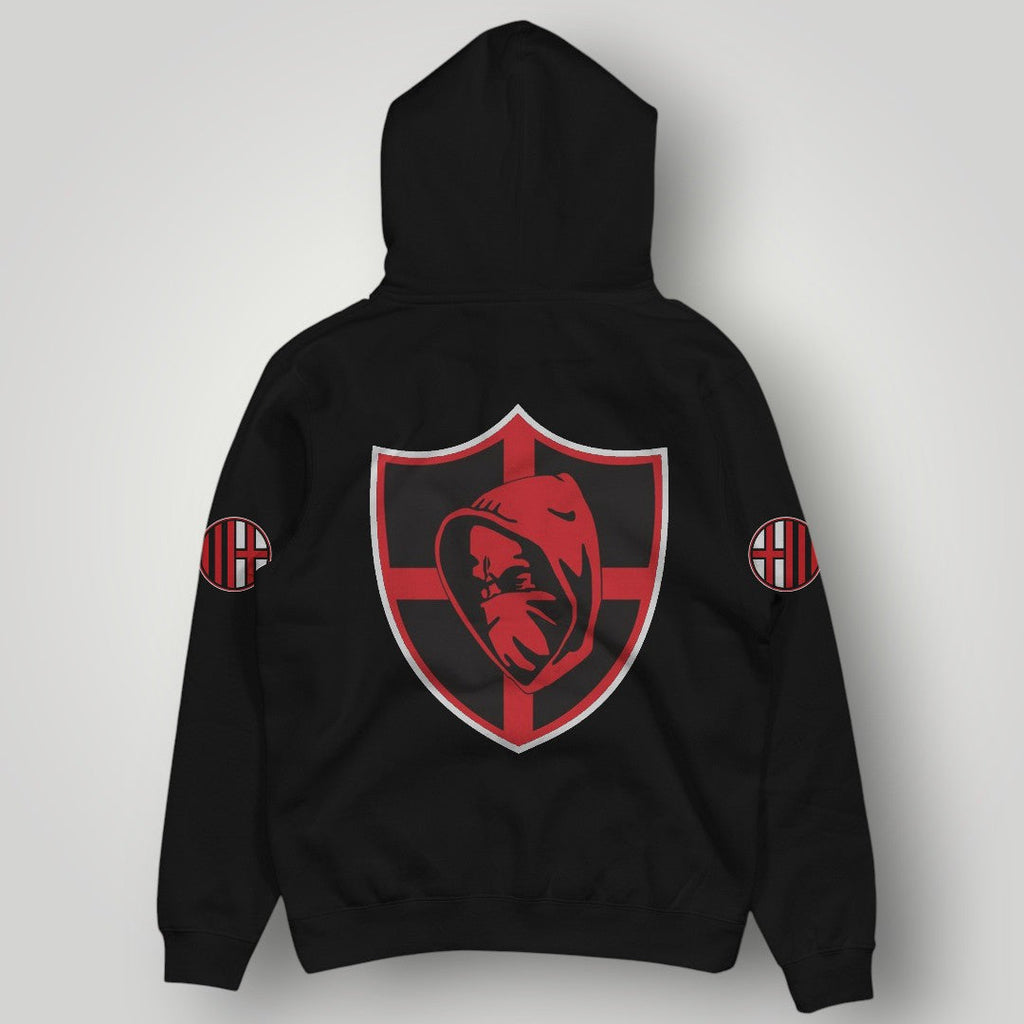 AC Milan "Rossoneri" Collection Hoodie - 1899 Crest & Devil Graphic Streetwear
