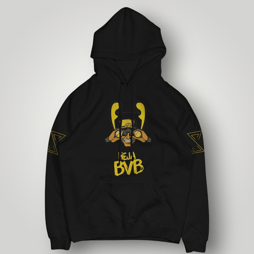 BVB 09 "Heja BVB" Fan Hoodie – Black & Yellow Ultra Edition Graphic Pullover