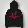 Liverpool F.C. 1892 Est. Hoodie - Red Triple Stripe & Heritage Liver Bird Pullover
