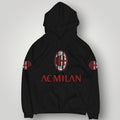 AC Milan "Rossoneri" Collection Hoodie - 1899 Crest & Devil Graphic Streetwear